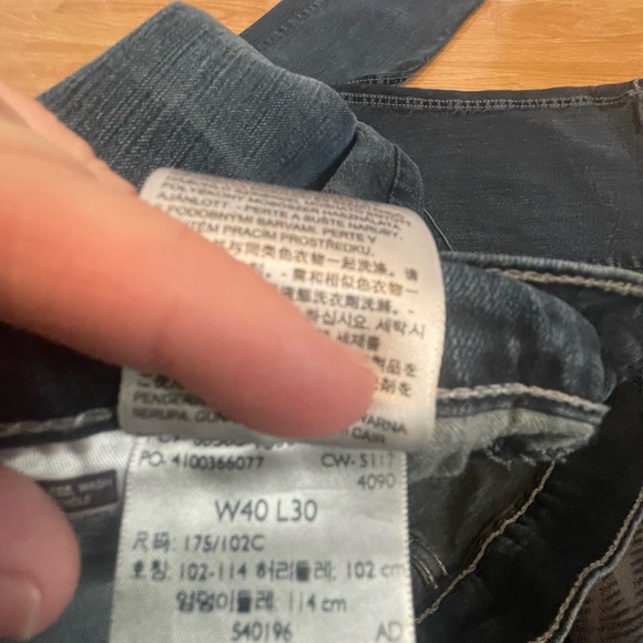 Men’s Dark Blue Levi’s W40/ L30 jeans - Picture 6 of 8